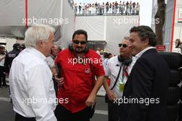 Race 2, (L-R) Charlie Whiting (GBR), Race director and safety delegate and Alfonso de OrlÃ©ans-BorbÃ³n 28.05.2016. GP2 Series, Rd 2, Monte Carlo, Monaco, Saturday.