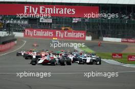 Race 1,  Start of the race 09.07.2016. GP3 Series, Rd 3, Silverstone, England, Saturday.