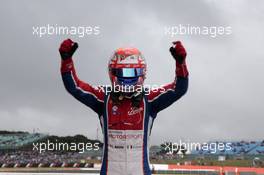 Race 2, Antonio Fuoco (ITA) Trident race winner 10.07.2016. GP3 Series, Rd 3, Silverstone, England, Sunday.