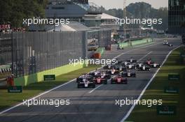 Race 1, Start of the race 03.09.2016. GP3 Series, Rd 7, Monza, Italy, Saturday.