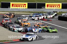 Start action.15.-17.04.2016, ADAC GT-Masters, Round 1, Motorsport Arena Oschersleben, Germany.