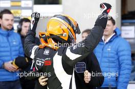 Race winner, #63 GRT Grasser-Racing-Team, Lamborghini Huracán GT3: Rolf Ineichen.15.-17.04.2016, ADAC GT-Masters, Round 1, Motorsport Arena Oschersleben, Germany.