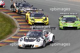 #17 KÜS TEAM75 Bernhard, Porsche 911 GT3 R: David Jahn, Klaus Bachler.30.04.-01.05.2016, ADAC GT-Masters, Round 2, Sachsenring, Germany.