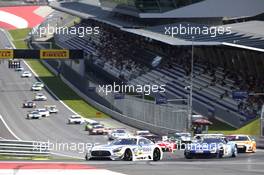 #1 AMG - Team Zakspeed Mercedes-AMG GT3: Luca Ludwig, Sebastian Asch. 22.-24.07.2016, ADAC GT-Masters, Round 4, Spielberg, Austria.