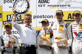Podium: Sieger #17 KÜS TEAM 75 Bernhard, Porsche 911 GT3 R: David Jahn, Kévin Estre. 22.-24.07.2016, ADAC GT-Masters, Round 4, Spielberg, Austria.