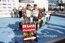 Champions 2016, #29 Montaplast by Land-Motorsport, Audi R8 LMS: Christopher Mies, Connor De Phillippi  30.09.-02.10.2016, ADAC GT-Masters, Round 7, Hockenheim, Germany.