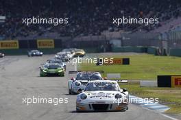 #99 Precote Herberth Motorsport Porsche 911 GT3 R: Robert Renauer, Martin Ragginger  30.09.-02.10.2016, ADAC GT-Masters, Round 7, Hockenheim, Germany.