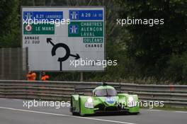40, Krohn Racing, Ligier JS P2 - Nissan, Tracy Krohn, Nic Jonsson, Joao Barbosa, 05.06.2016. Le Mans 24 Hours Test Day, Le Mans, France.