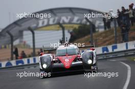 6, Toyota Racing,Toyota TS 050 Hybrid, Stephane Sarrazin, Mike Conway, Kamui Kobayashi, 05.06.2016. Le Mans 24 Hours Test Day, Le Mans, France.