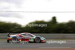 #71 AF Corse Ferrari 488 GTE: Davide Rigon, Sam Bird, Andrea Bertolini. 15.06.2015. Le Mans 24 Hour, Le Mans, France.
