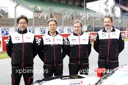 Hisatake Murata, Toshio Sato, Pascal Vasselon, Rob Leuben, Toyota Racing 14.06.2015. Le Mans 24 Hour, Le Mans, France.