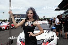 Race 2, Grid Girl 28.08.2016. TCR International Series, Rd 8, Buriram, Thailand, Sunday.