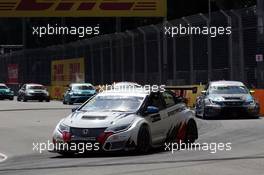 Race2, Mikhail Grachev (RUS) Honda Civic TCR , WestCoast Racing 18.09.2016. TCR International Series, Rd 9, Marina Bay Street Circuit, Singapore, Sunday.