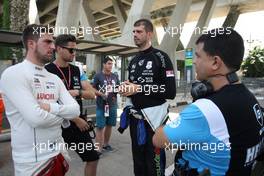 Race2, Pepe Oriola (ESP) SEAT Leon, Team Craft-Bamboo LUKOIL and Dusan Borkovic (SRB) Seat Leon, B3 Racing Team Hungary 18.09.2016. TCR International Series, Rd 9, Marina Bay Street Circuit, Singapore, Sunday.