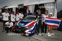 Race 2,  Tin Sritrai (THA) Honda Civic TCR, Team Thailand 02.10.2016. TCR International Series, Rd 10, Sepang, Malaysia, Sunday.