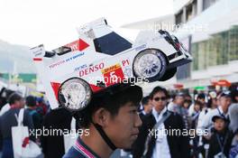 A Toyota Gazoo Racing fan. 16.10.2016. FIA World Endurance Championship, Round 7, Six Hours of Fuji, Fuji, Japan, Sunday.