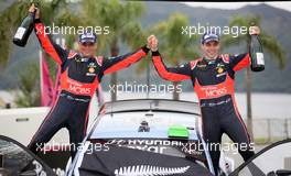 24.04.2016 - Hayden Paddon (NZL)-John Kennard (NZL) Hyundai New i20 WRC, Hyundai Motorsport race winner 21-24.04.2016 FIA World Rally Championship 2016, Rd 4, Rally Argentina, Villa Carlos Paz, Argentina