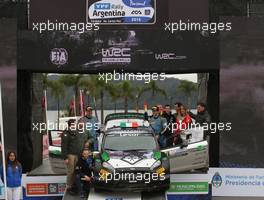 24.04.2016 - Lorenzo Bertelli (ITA)-Simone Scattolin (ITA) Ford Fiesta RS WRC, FWRT 21-24.04.2016 FIA World Rally Championship 2016, Rd 4, Rally Argentina, Villa Carlos Paz, Argentina