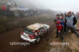 24.04.2016 - Abdulaziz AL-KUWARI (QAT)-  Killian DUFFY (POL) Skoda Fabia R5, Culture & Sports Qatar Rally Team 21-24.04.2016 FIA World Rally Championship 2016, Rd 4, Rally Argentina, Villa Carlos Paz, Argentina