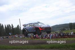 Kevin Abbring (NDL) Sebastien Marshal (GBR), Hyundai i20 WRC, Hyundai Motorsport 28-31.07.2016. FIA World Rally Championship 2016, Rd 8, Rally Finland, Jyvaskyla, Finland.