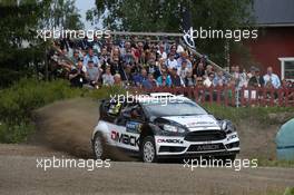 Ott Tanak (EST) Raigo Molder (EST), Ford Fiesta WRC, Dmack WRT 28-31.07.2016. FIA World Rally Championship 2016, Rd 8, Rally Finland, Jyvaskyla, Finland.