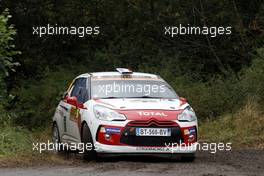 V. DUBERT - A. CORIA , CITROEN DS3 R3T 18-24.08.2016 FIA World Rally Championship 2016, Rd 9, Rally Deutschland, Trier, Germany
