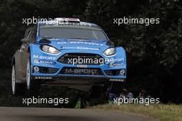 Mads Ostberg (NOR) - Ola Floene (NOR) Ford Fiesta RS WRC, Mâ€Sport World Rally Team 18-24.08.2016 FIA World Rally Championship 2016, Rd 9, Rally Deutschland, Trier, Germany
