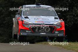 Thierry Neuville (BEL)-Nicolas Gilsoul (BEL) Hyundai New i20 WRC, Hyundai Motorsport 18-24.08.2016 FIA World Rally Championship 2016, Rd 9, Rally Deutschland, Trier, Germany