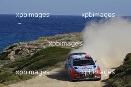 Dani Sordo (ESP) - Marc Marti (ESP) Hyundai New I20 WRC, Hyundai Motorsport 10-12.06.2016 FIA World Rally Championship 2016, Rd 6, Rally Italia Sardinia, Sardegna, Italy