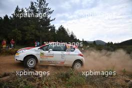 Damiano De Tommaso (ITA) - Paolo Rocca (ITA) Peugeot 208 R2, ACI Team Italia 10-12.06.2016 FIA World Rally Championship 2016, Rd 6, Rally Italia Sardinia, Sardegna, Italy