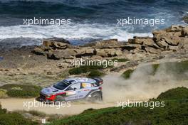 Thierry Neuville (BEL) - Nicolas Gilsoul (BEL) Hyundai New Generation I20 WRC, Hyundai Motorsport N 10-12.06.2016 FIA World Rally Championship 2016, Rd 6, Rally Italia Sardinia, Sardegna, Italy
