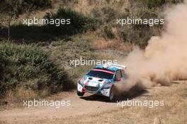 Quentin Giordano (FRA) - Thierry Salva (FRA) Peugeot 208 T16 R5 10-12.06.2016 FIA World Rally Championship 2016, Rd 6, Rally Italia Sardinia, Sardegna, Italy