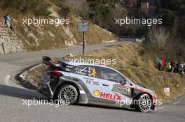 Dani Sordo (ESP) Marc Marti (ES), Hyundai I20 WRC, Hyundai Motorsport 20-24.01.2016 FIA World Rally Championship 2016, Rd 1, Rally Monte Carlo, Monte Carlo, Monaco