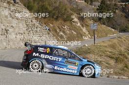 Mads Ostberg, Ola Flone Ford Fiesta WRC 20-24.01.2016 FIA World Rally Championship 2016, Rd 1, Rally Monte Carlo, Monte Carlo, Monaco