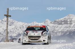 Enrico Brazzoli (ITA) Maurizio Barone (ITA), Peugeot 208 R2 20-24.01.2016 FIA World Rally Championship 2016, Rd 1, Rally Monte Carlo, Monte Carlo, Monaco