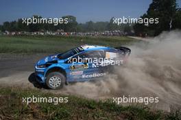 Mads Ostberg (NOR) - Ola Floene (NOR) Ford Fiesta RS WRC, M‚ÄêSport World Rally Team 30.06-03.07.2016. World Rally Championship, Rd 7, Rally Poland, Mikolajki, Poland.