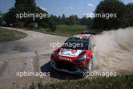 Craig Breen (IRE) - Scott Martin (GBR) Citroen DS3 WRC, Abu Dhabi Total World Rally Team 30.06-03.07.2016. World Rally Championship, Rd 7, Rally Poland, Mikolajki, Poland.