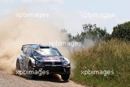 Sebastien Ogier (FRA)-Julien Ingrassia (FRA) Volkswagen Polo, Volkswagen Motorsport 30.06-03.07.2016. World Rally Championship, Rd 7, Rally Poland, Mikolajki, Poland.