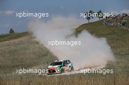 Simone Tempestini (ITA) Giovanni Bernachini (ITA), Citroen DS3 R3 Max 30.06-03.07.2016. World Rally Championship, Rd 7, Rally Poland, Mikolajki, Poland.