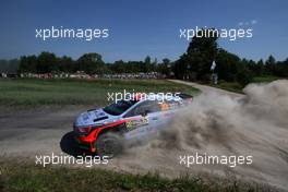 Dani Sordo (ESP)-Marc Marti (ESP), Hyundai New i20 WRC, Hyundai Motorsport 30.06-03.07.2016. World Rally Championship, Rd 7, Rally Poland, Mikolajki, Poland.