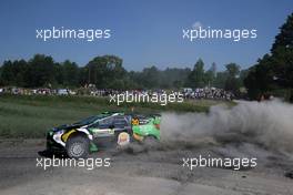 YAZEED AL RAJHI (SAL) - MICHAEL ORR (GBR) FORD FIESTA RS WRC, YAZEED RACING 30.06-03.07.2016. World Rally Championship, Rd 7, Rally Poland, Mikolajki, Poland.
