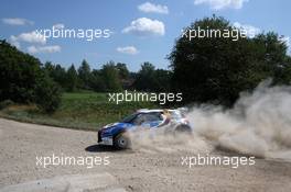 Pierre Louis Loubet (FRA) - Vincent Landais (FRA) Citroen DS3 R5 30.06-03.07.2016. World Rally Championship, Rd 7, Rally Poland, Mikolajki, Poland.