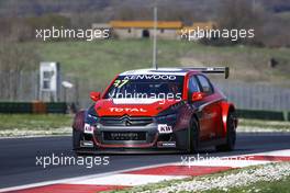 Jose Maria Lopez (ARG) Citroen C-Elysee WTCC 02-03.03.2016. World Touring Car Championship, Pre-Season Testing, Vallelunga, Italy.
