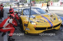 Pasin Lathouras (THA), Michele Rugolo (ITA), Alessandro Pier Guidi (ITA), Ferrari 488 GT3, AF Corse 22.04.2017-23.04.2016 Blancpain Sprint Series, Round 2, Monza, Italy