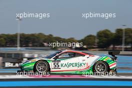 Kaspersky Motorsport - Giancarlo Fisichella(ITA), Marco Cioci(ITA), James Calado(GBR) - Ferrari 488 GT3 24.06.2017. Blancpain Endurance Series, Rd 6, Paui Ricard, France.