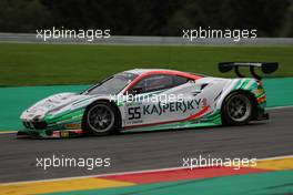 Kaspersky Motorsport - Giancarlo Fisichella(ITA), Marco Cioci(ITA), James Calado(GBR) - Ferrari 488 GT3 27-30.07.2017. Blancpain Endurance Series, Rd 7, 24 Hours of Spa, Spa Francorchamps, Belgium