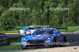 Black Falcon - Oliver Morley(GBR), Miguel Toril(ESP), Marvin Kirchhofer(DEU), Maximilian Gotz(DEU) - Mercedes-AMG GT3 27-30.07.2017. Blancpain Endurance Series, Rd 7, 24 Hours of Spa, Spa Francorchamps, Belgium