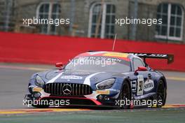 Akka ASP - Mortara Edoardo (ITA), Meadows Michael (GBR), Marciello Raffaele (ITA) -Mercedes-AMG GT3 27-30.07.2017. Blancpain Endurance Series, Rd 7, 24 Hours of Spa, Spa Francorchamps, Belgium