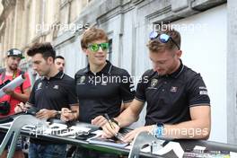 GRT Grasser Racing Team - Bortolotti Mirko (ITA), Engelhart Christian (DEU), Caldarelli Andrea (ITA) - Lamborghini Huracan GT3 27-30.07.2017. Blancpain Endurance Series, Rd 7, 24 Hours of Spa, Spa Francorchamps, Belgium