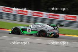 HTP Motorsport- Sandstrom Edward (SWE), Schiller Fabian (DEU), Baumann Dominik (AUT) - Mercedes-AMG GT3 27-30.07.2017. Blancpain Endurance Series, Rd 7, 24 Hours of Spa, Spa Francorchamps, Belgium